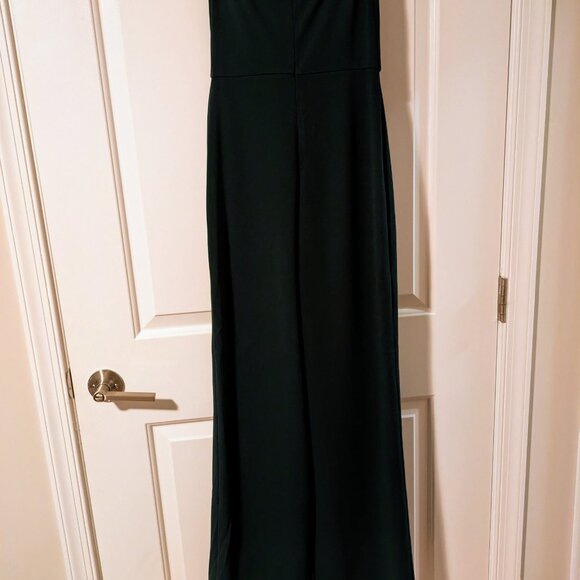 Lulus Edith Hunter Green Green Strapless Wide-leg Jumpsuit - Size XS - Picture 3 of 6